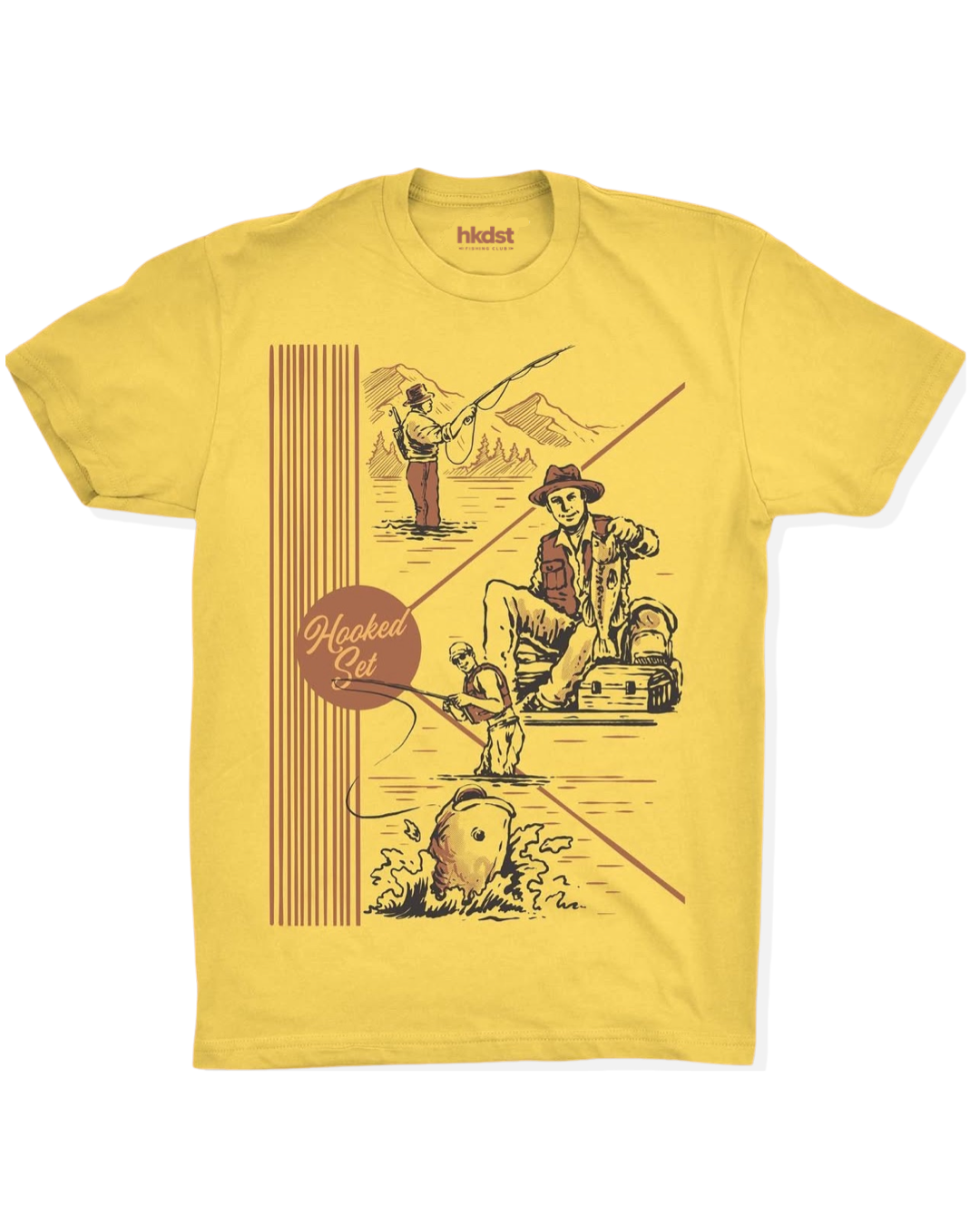 Hooked Set "Vintage Angler" Tee