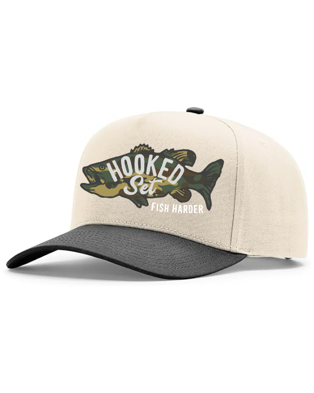 Hooked Set "Fish Harder" Performance Hat