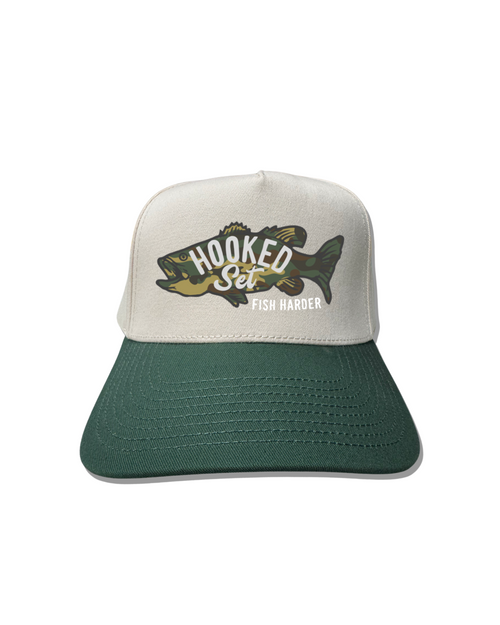Hooked Set "Fish Harder" Performance Hat